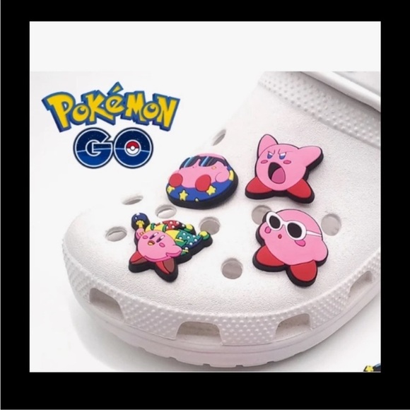 Kirby Croc charms Jibbitz 25 (pcs)set for crocs or bubble slides shoes - Picture 3 of 7
